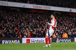 记者：阿森纳有信心续约恩瓦内里，不会考虑出售他